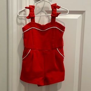 Janie and Jack girls romper